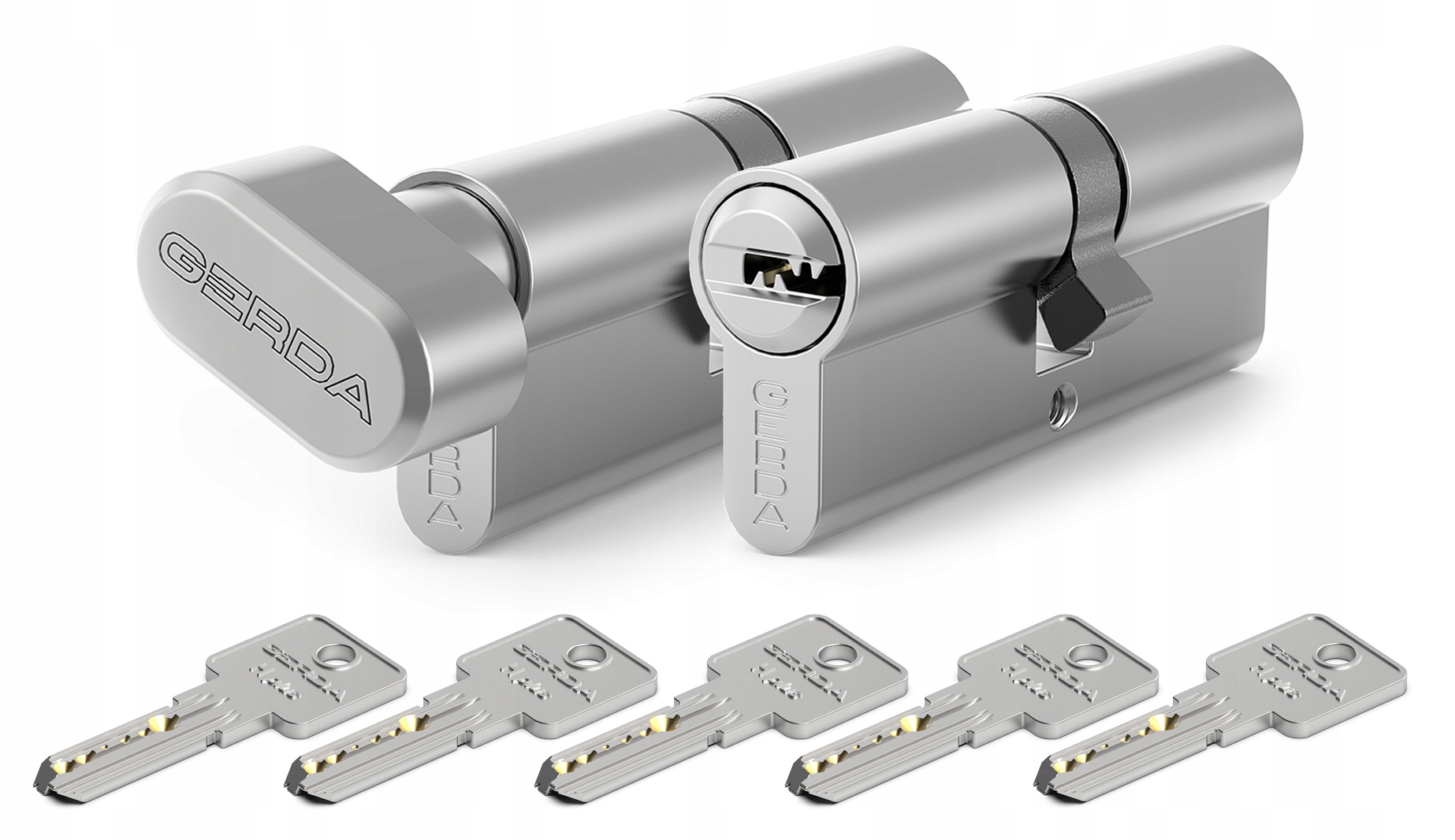 Sada 2 Vložek Nikl Satén G30/50 30/50 Blistr Gerda