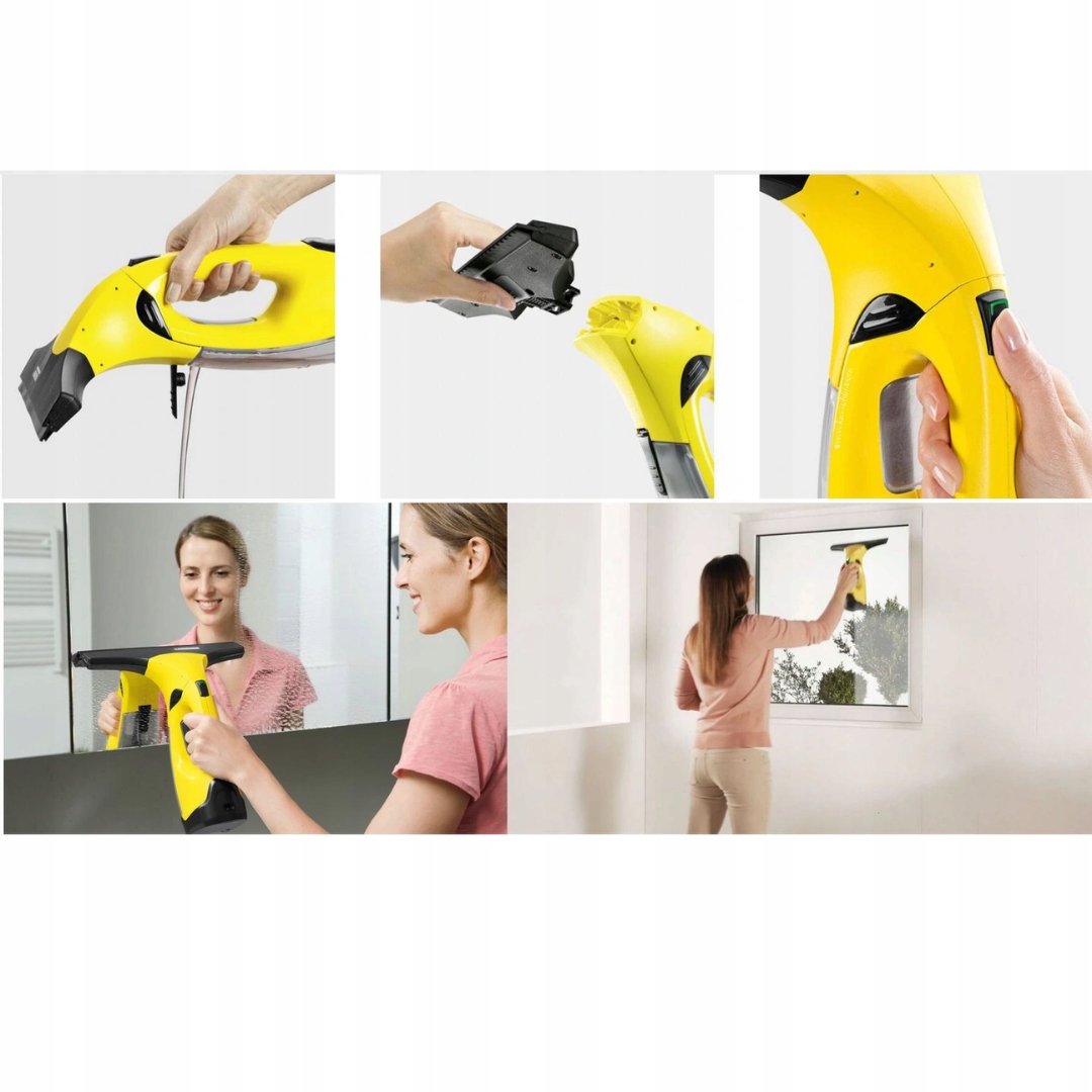 MOCNA RĘCZNA MYJKA KARCHER DO OKIEN PŁYTEK SZYB Model WV