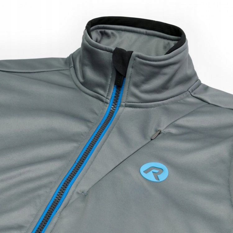 Kurtka rowerowa Rogelli Winterjacket Brave Grey/black/blue Rozmiar XXL