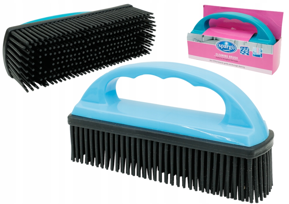 SZCZOTKA GUMOWA SIERŚĆ TAPICERKA UNIWERSALNA