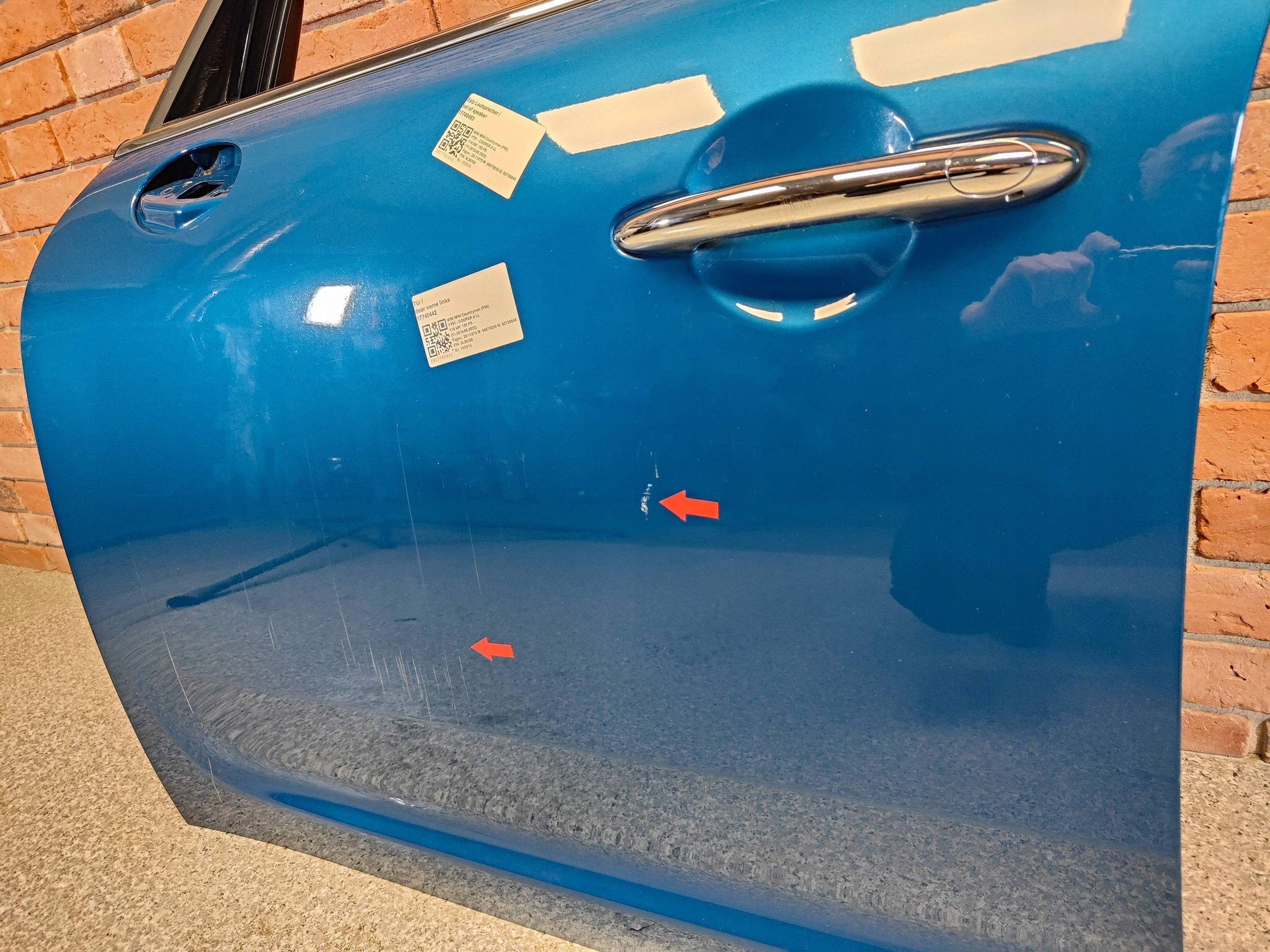 MINI COOPER COUNTRYMAN F60 DRZWI LEWY PRZÓD LEWE C2M ISLAND BLUE Producent części Mini OE