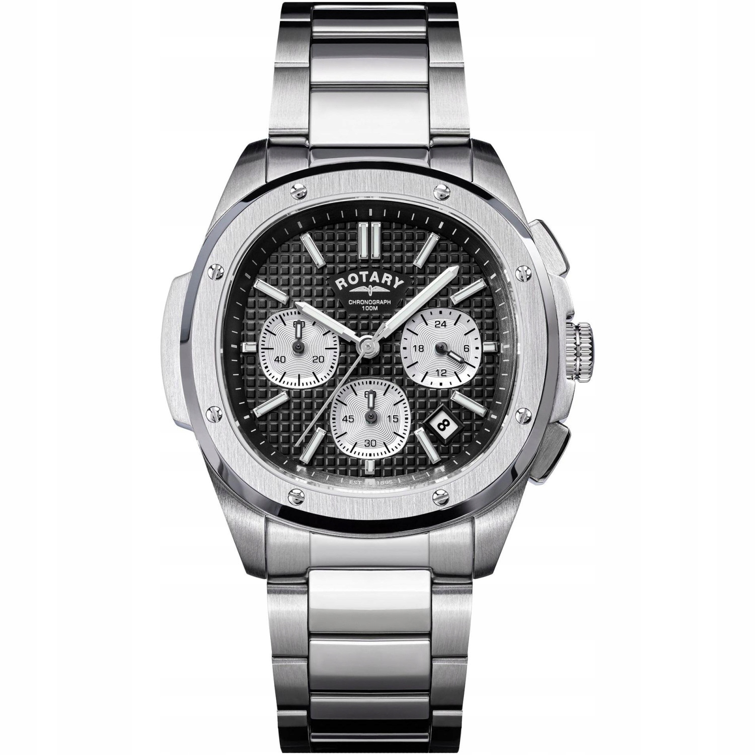 Pánské Hodinky Rotary RGB10027/04 stříbrný náramek