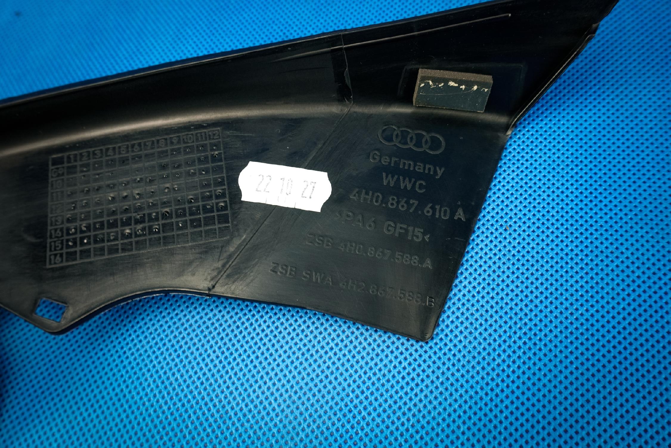 Blende Abdeckung ramki Tür Audi A8 S8 4H 4H0867610A