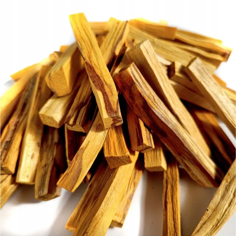 PALO SANTO kadzidło naturalne I GATUNEK CERTYFIKAT Święte Drzewo Peru 100g Zapach cytrusowy drzewny