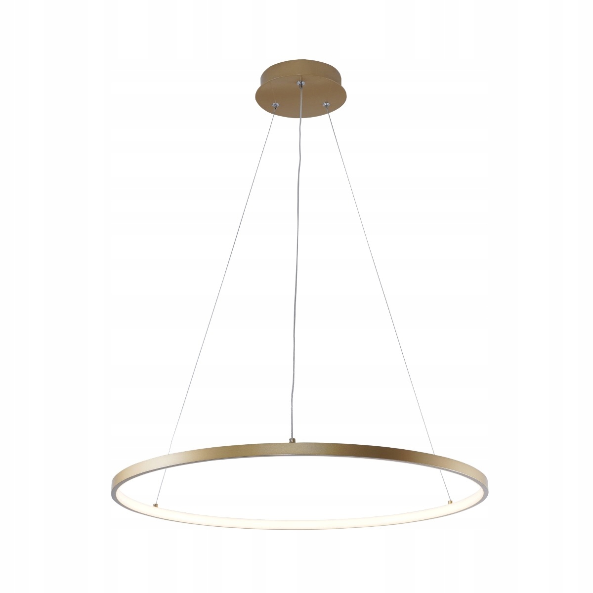 Led závesná lampa 28W Zuma Line Breno zlatá Ø60 cm IP20 stropná
