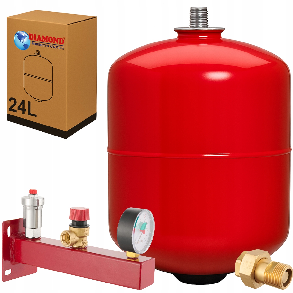 Sada Membránová Expanzná Nádoba 24 L Bezpečnostná Skupina Každé 3 Bary