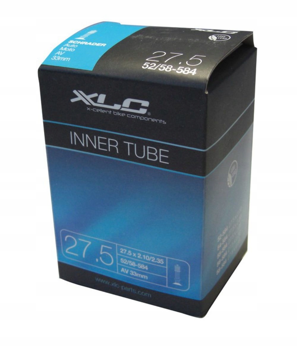 Dętka rowerowa XLC VT-A27 27.5 x 3.0-3.5 (76/90-584) Av