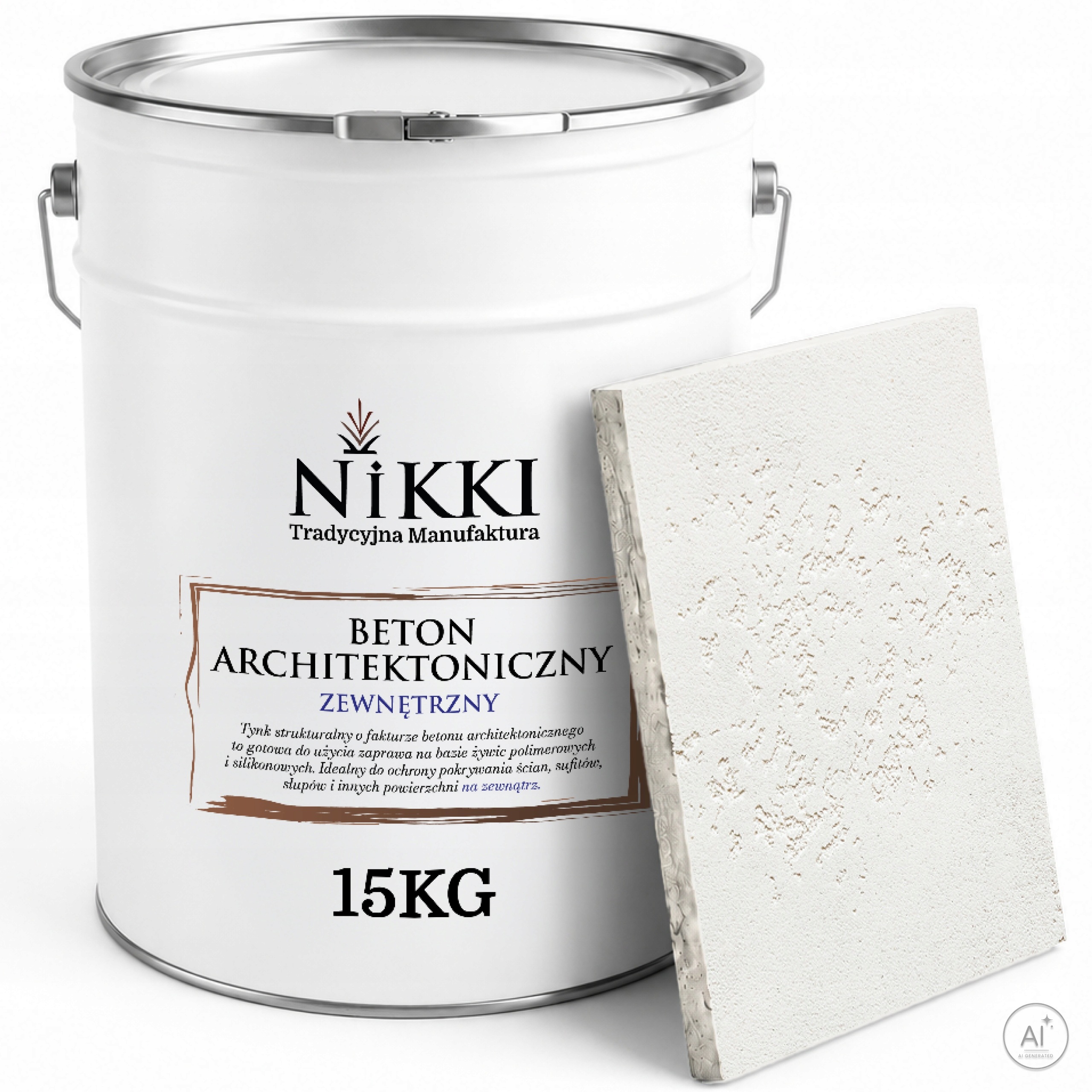Dekorativní venkovní architektonický beton 10 m2 15 kg, bílý, F101