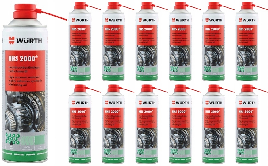 Wurth 12x Smar Adhezyjny O Wysokiej Przyczepności Na Skrzypienie Hhs 2000