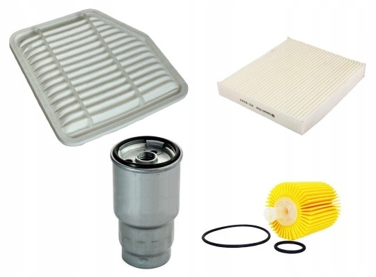 КОМПЛЕКТ ФИЛЬТРОВ ФИЛЬТРЫ TOYOTA RAV 4 2.2 2006-