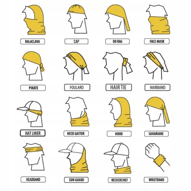 Chusta wielofunkcyjna Buff Coolnet UV Wielokolorowy Marka Buff