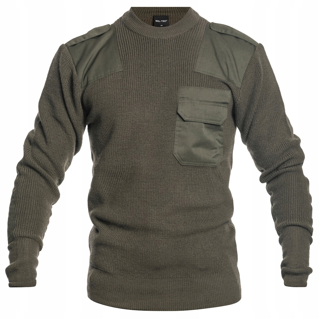 Svetr Mikina Rolák teplá vojenská vlněná Mil-Tec Bw Pullover Olive 46