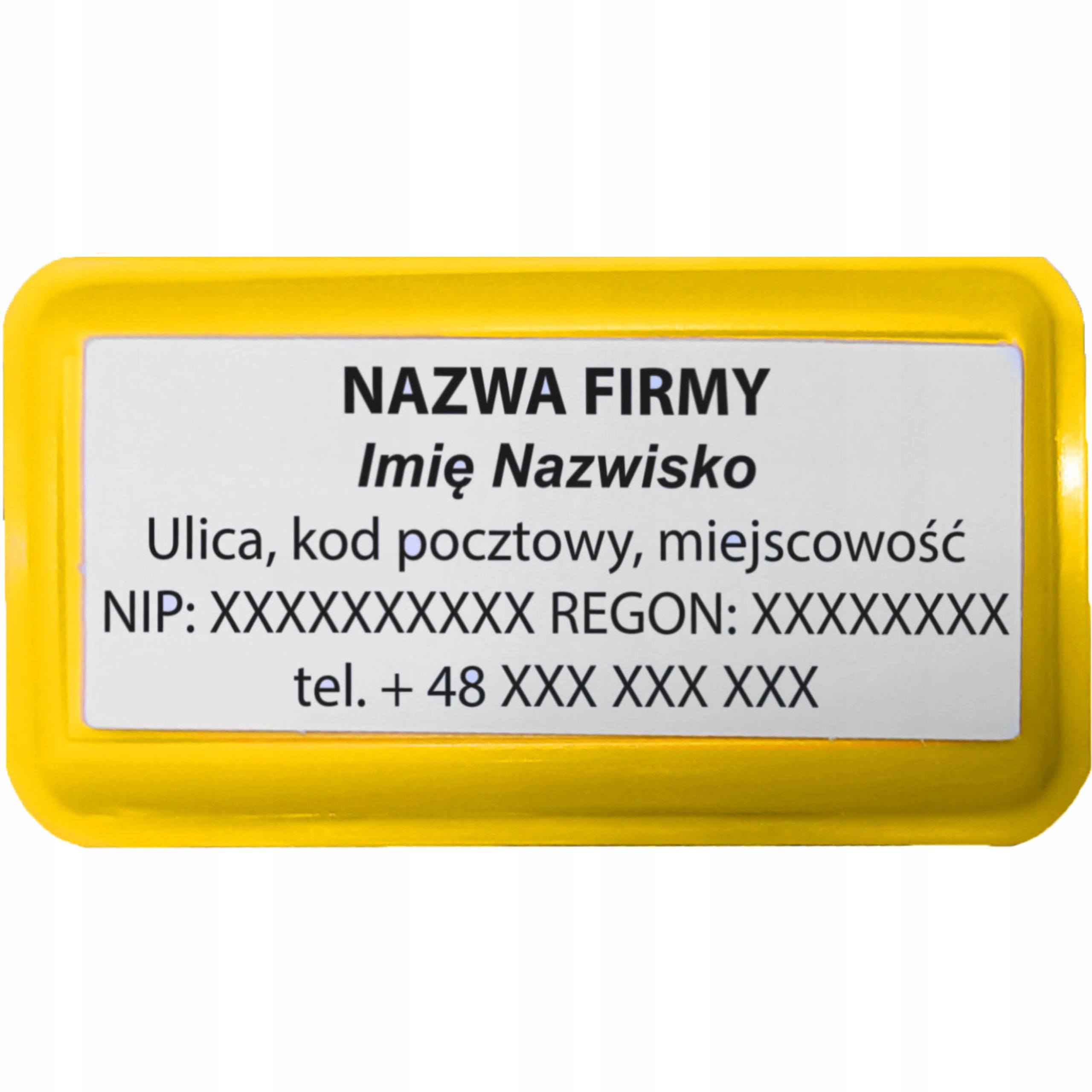 PIECZĄTKA WAGRAF B4s DO 8 LINII FIRMOWA IMIENNA BIUROWA PROJEKT + GUMKA Kod producenta B4Z