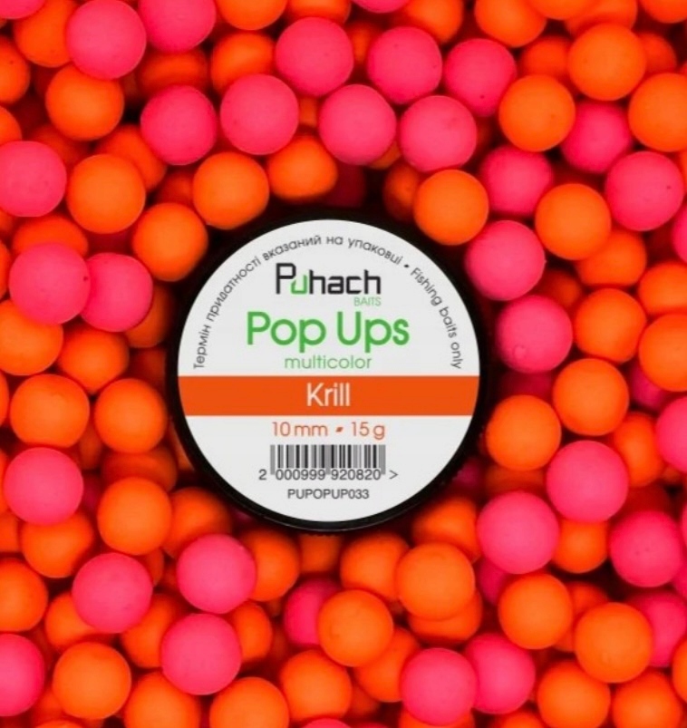 Kulki Zanętowe Puhach Baits Multicolor Pop Up 10 MM Krill