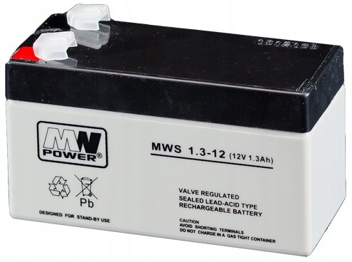 

Akumulator Bateria Agm Power Mws 1.3 Ah 12V 1,3-12