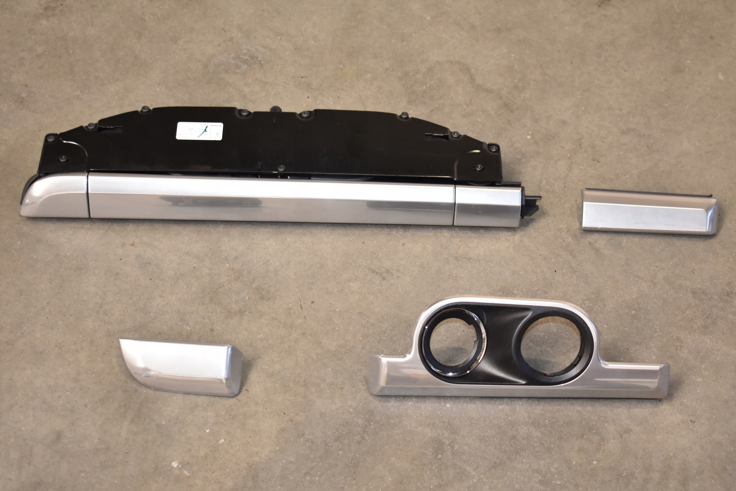 IDEALNE KPL. modanatura DECORY argento PORSCHE 991 982 718 1