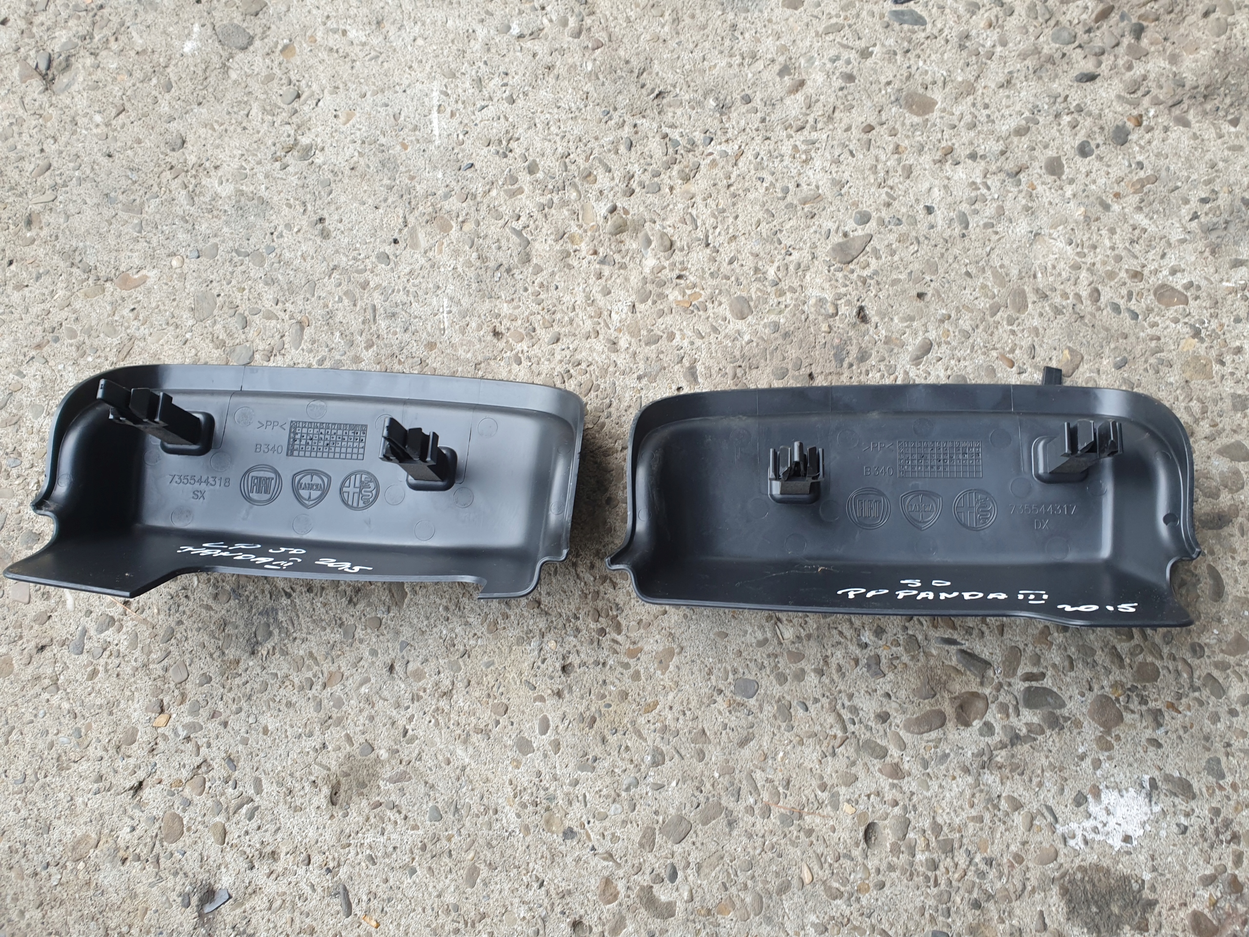 Blende Abdeckung SITZ FIAT PANDA III 3 2012- 735544318 735544317