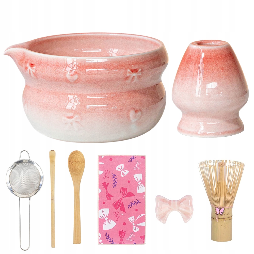 Levně Bambusové Akcesoria Pro Matchu 8V1 – Dárková Sada