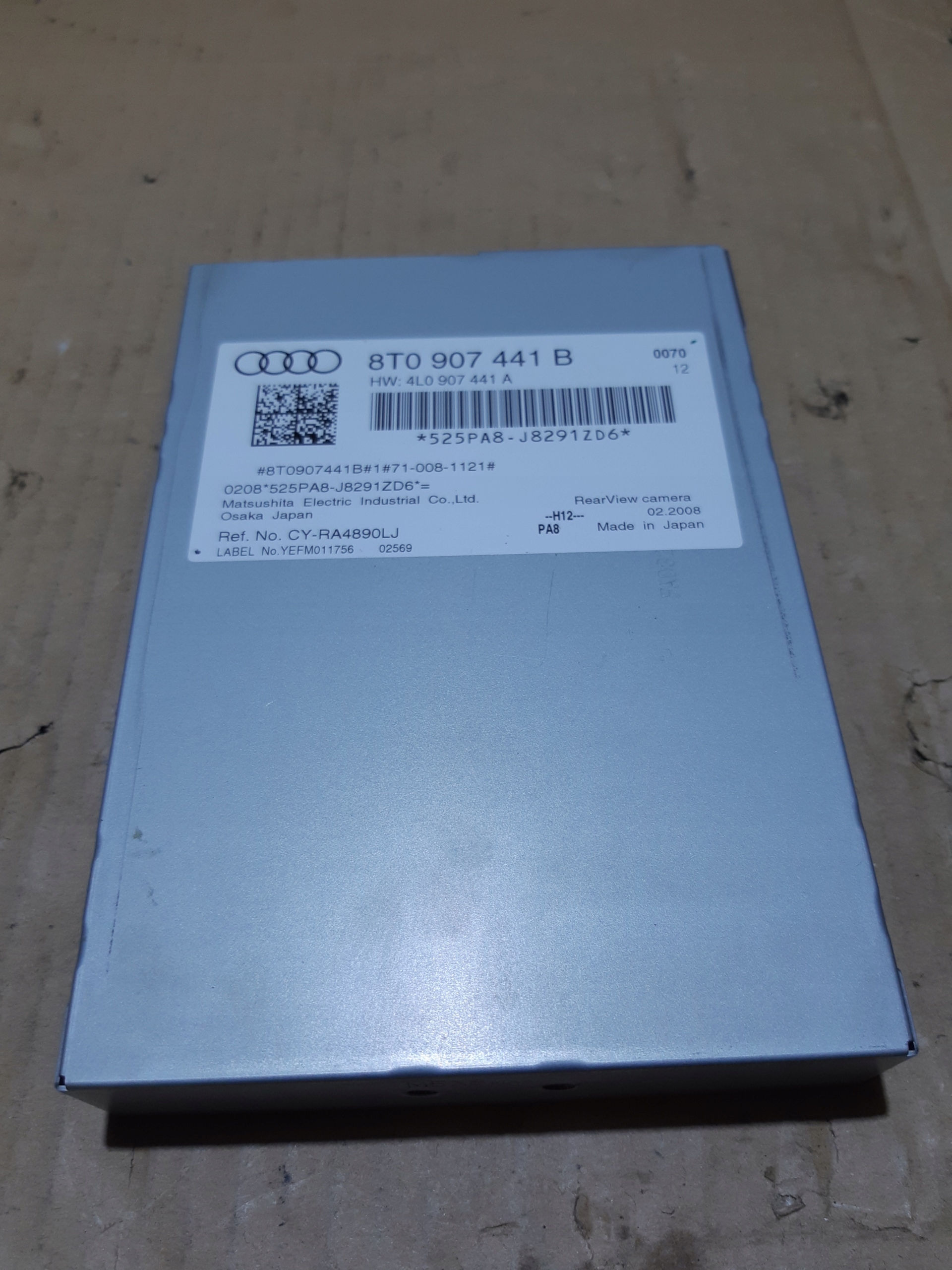AUDI A4 B8 A5 8T S5 S4 module control unit KAMERY reversing 8T0907441B 4L0907441A