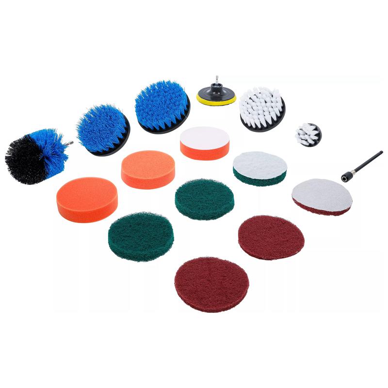 Sada brusných kotoučů pro leštění kartáčových nástavců pro vrtačky Bgs