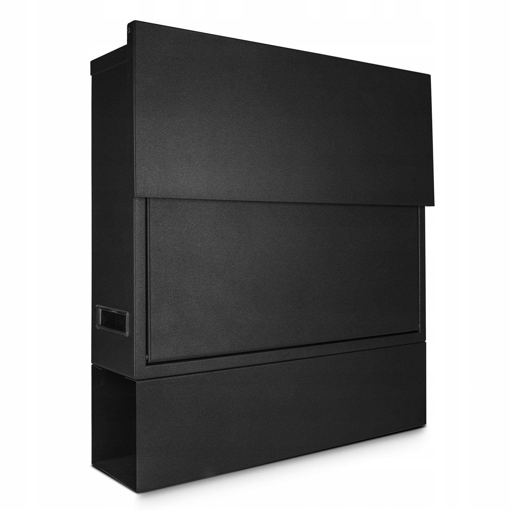 Poštovní schránka obdélníková korespondenční s novinami grafitová 3KRC