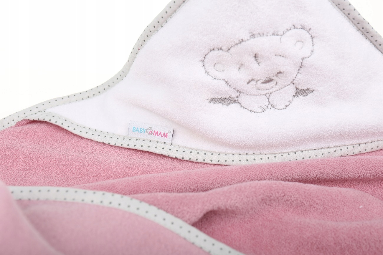 OKRYCIE KĄPIELOWE Z KAPTUREM RĘCZNIK 100x100 BAWEŁNA BABYMAM Materiał dominujący bawełna