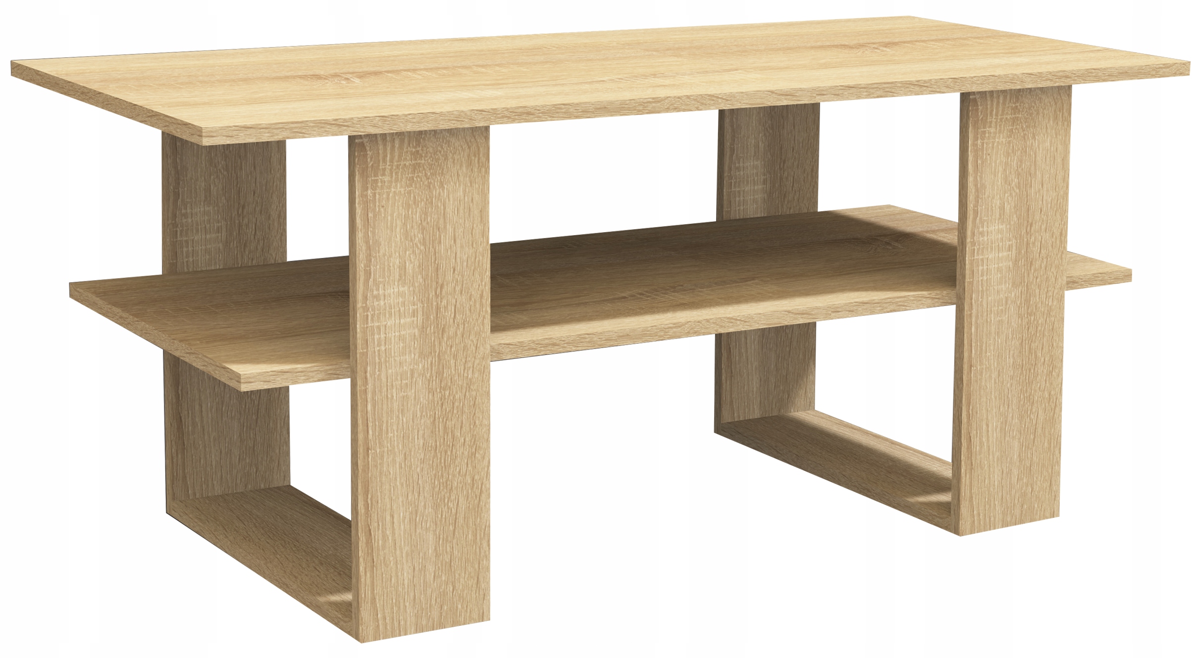 

Ława 125x60cm do salonu Stolik Kawowy - Sonoma