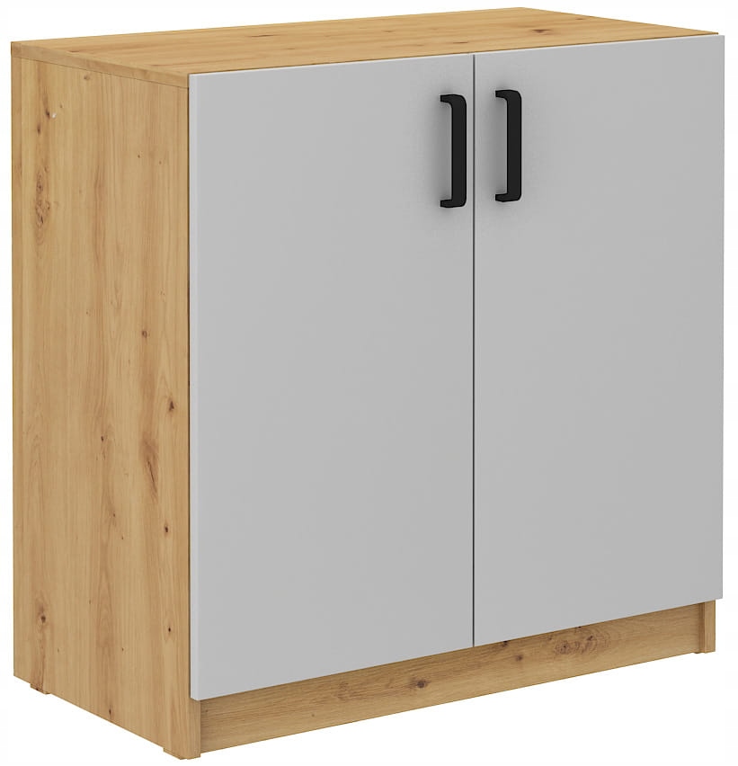 Praktická Kancelářská Skříňka Komoda 2 Šedá Artisan