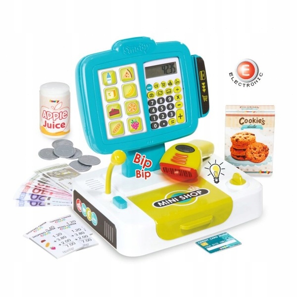 

Smoby Kasa Elektroniczna Mała Ze Skanerem 350104