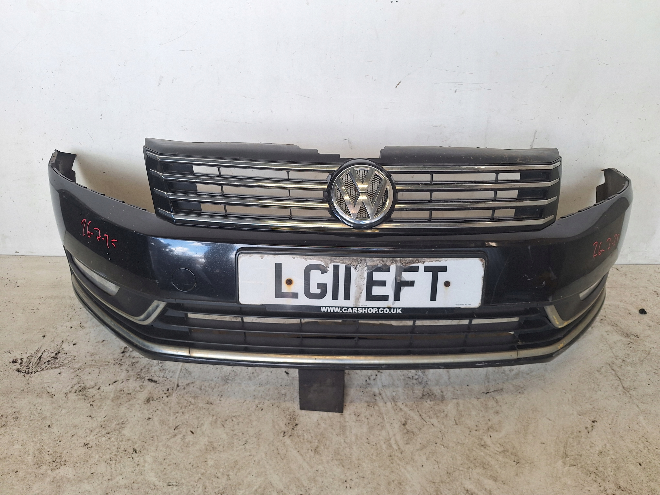 VOLKSWAGEN PASSAT B7 10-14 bumper + grille