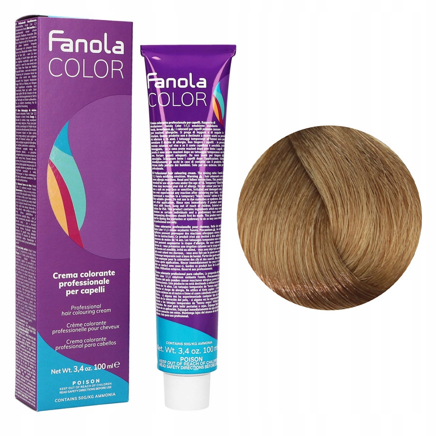 FANOLA 9.0 CREMA COLORE FARBA DO WŁOSÓW 100ML profesjonalna, trwała