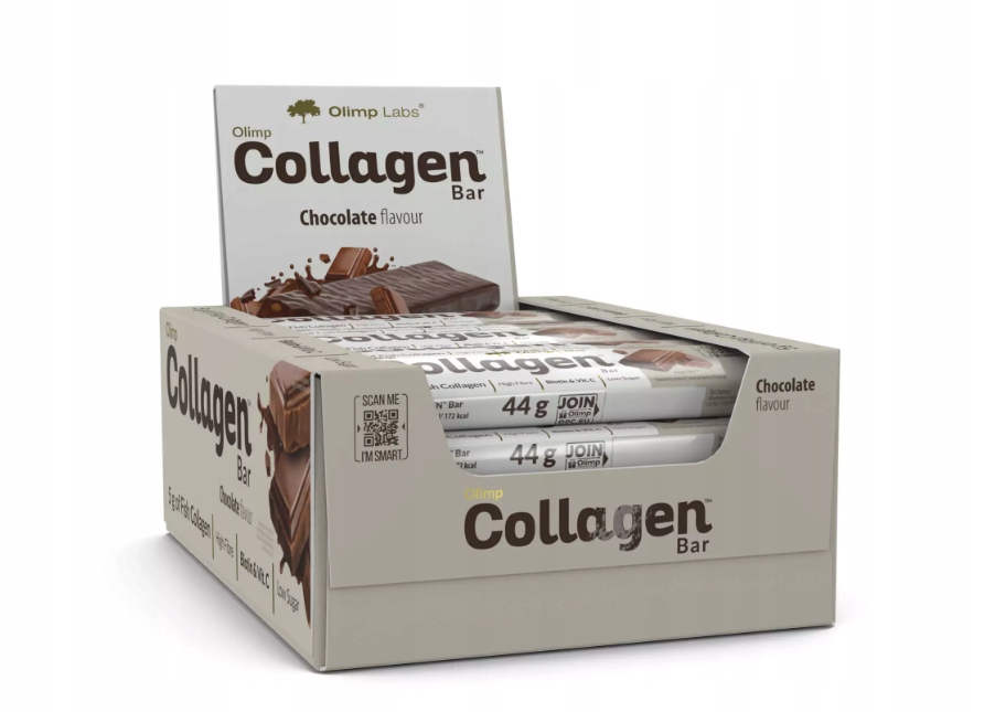 Levně Olimp Collagen Bar 25x 44g Čokoláda Tyčinka Proteinová tyčinka