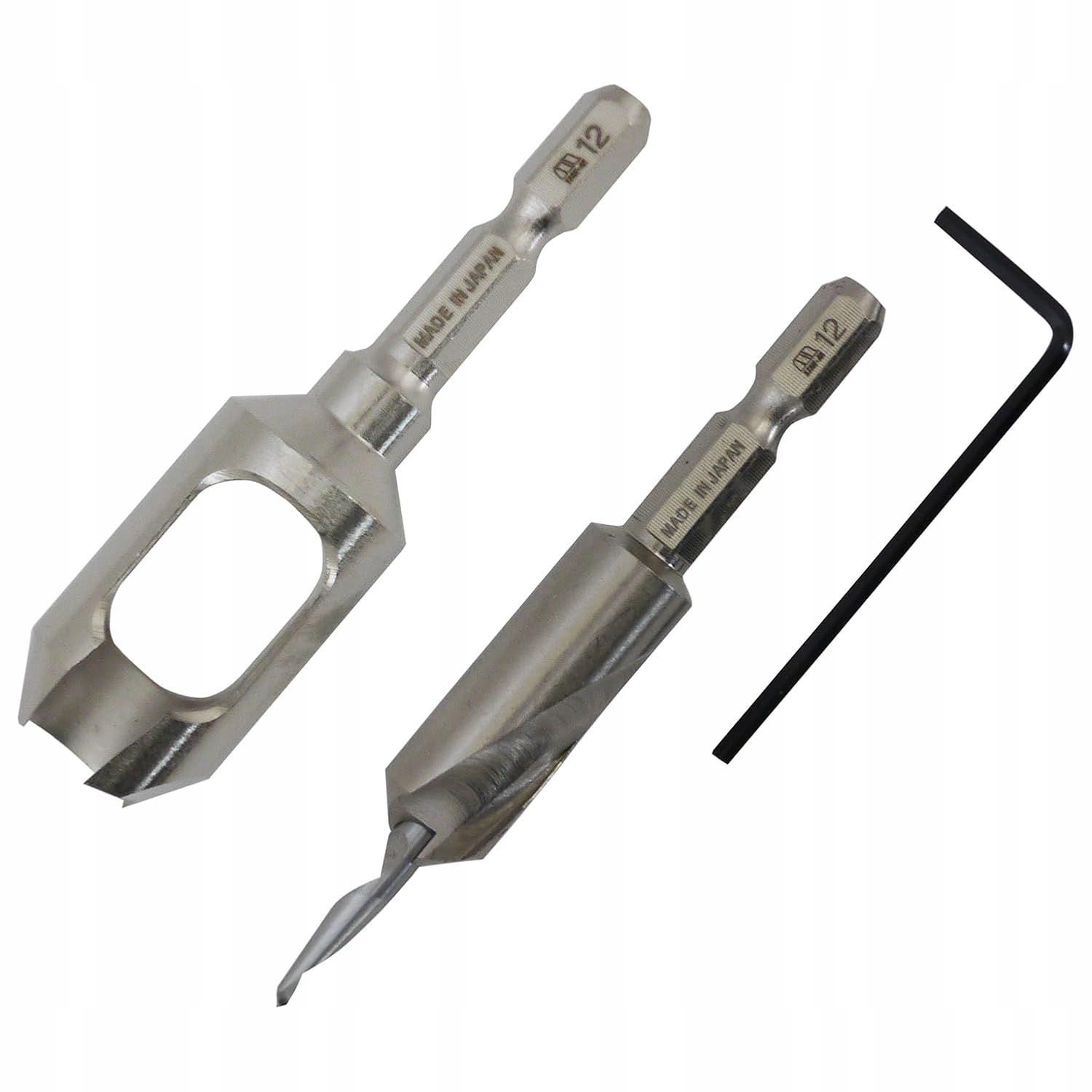 Zestaw Wiertło z fazownikiem 12/4m i flekownik 12mm Made In Japan Star-M