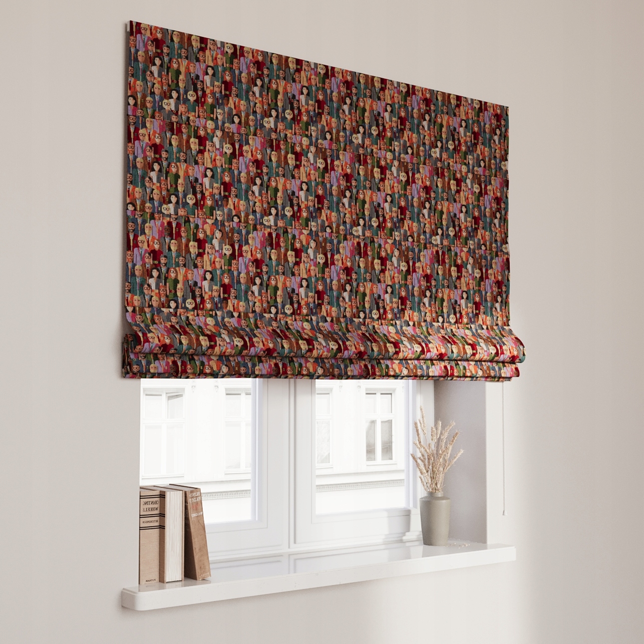 Hotová římská roleta Capri 120 x 180 cm, vícebarevná