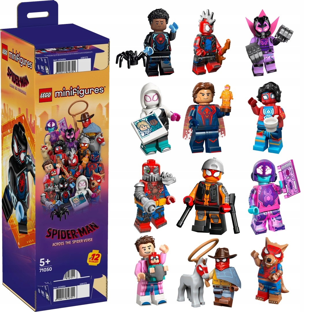71050 Lego Minifigures Spider-Man: Prostřednictvím multivesmíru Sada 12 ks