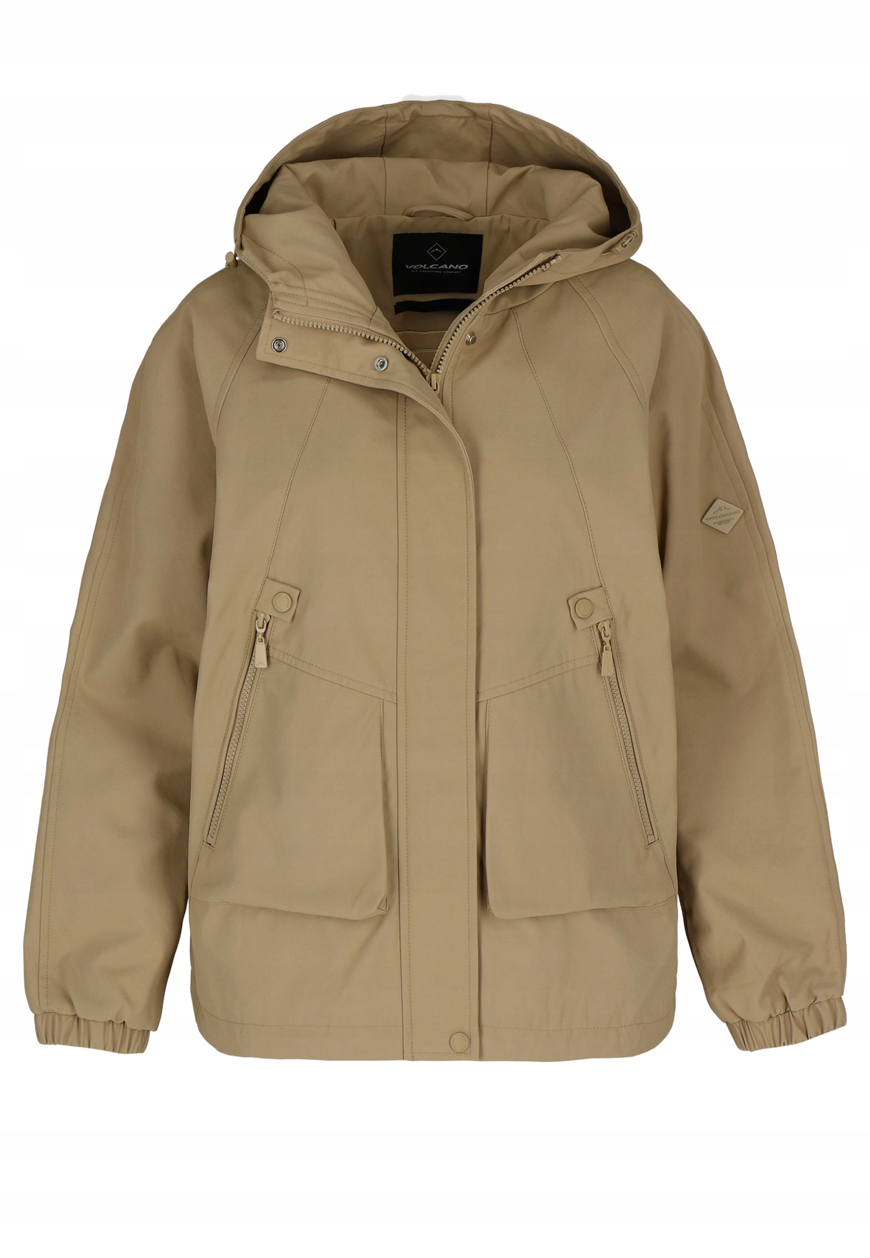 Volná bunda s kapucí Volcano J-afinis XL