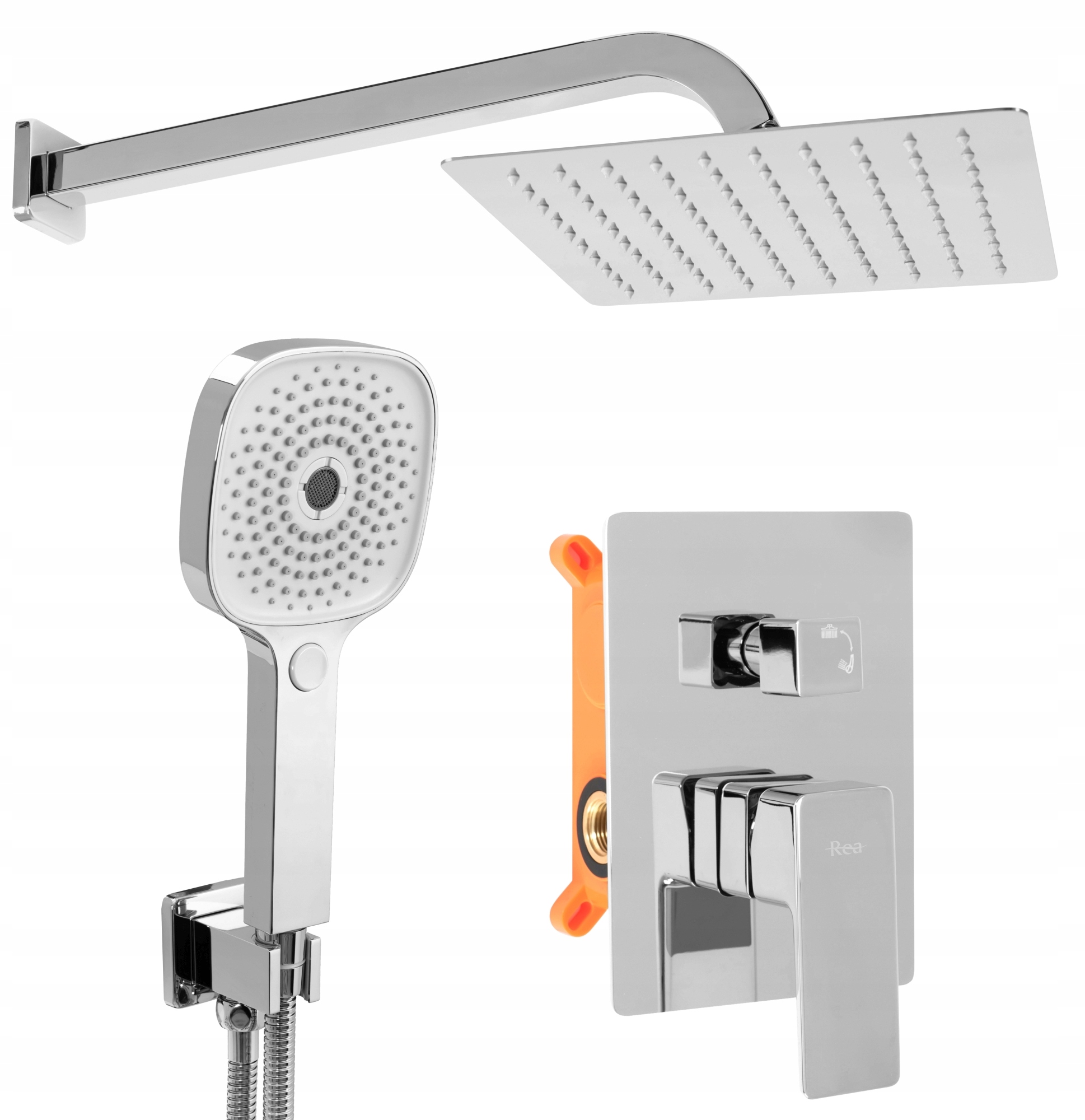 

Zestaw Natryskowy Orix Chrome Podtynkowy +box Rea