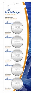 

5x Bateria litowa CR2450 3V Mediarange 2450 5sztuk