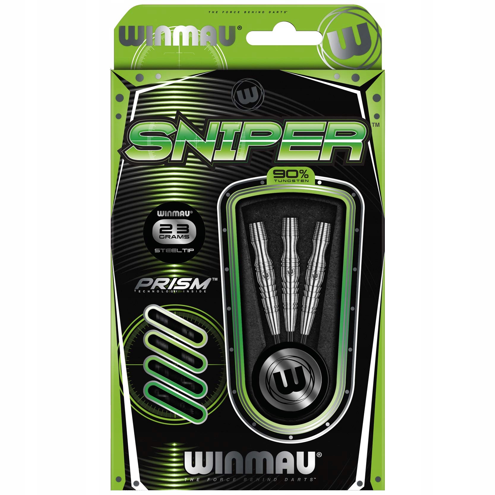 WINMAU Sniper 23g Rzutki Wolframowe Steeltip z Flights i Shaftami — miniatura 3
