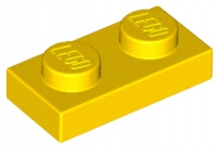 

Lego 3023 Płytka żółta yellow 1x2 10szt