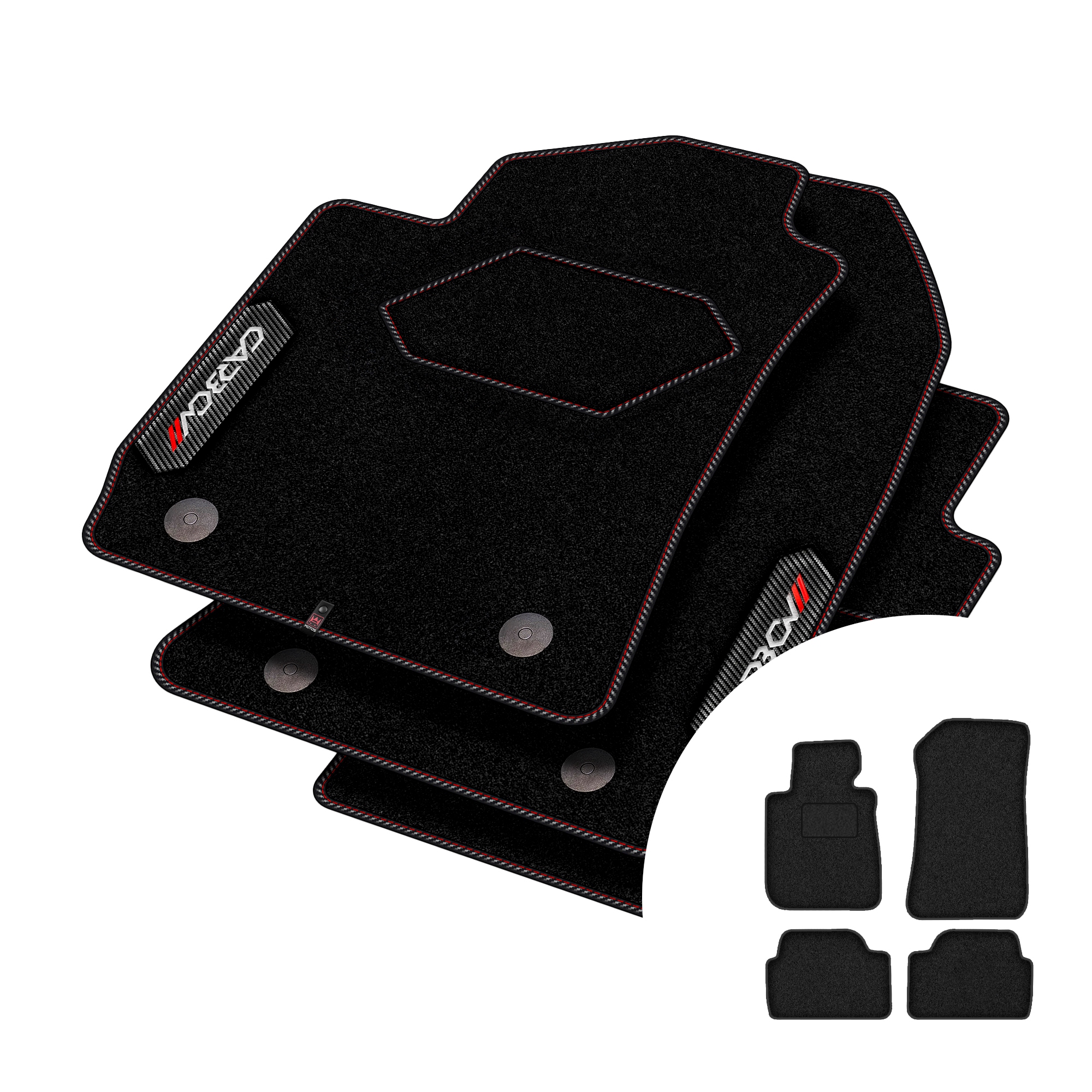 Koberce Carbon pro Bmw řady 1 E81 2004-2011
