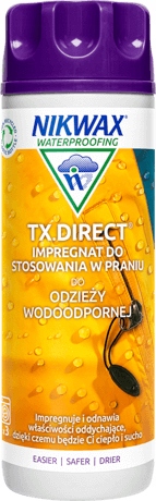 Nikwax TECH Wash 300ml Mydło + TX. Direct Wash-In 300ml Impregnat ZESTAW EAN (GTIN) 5020716010303