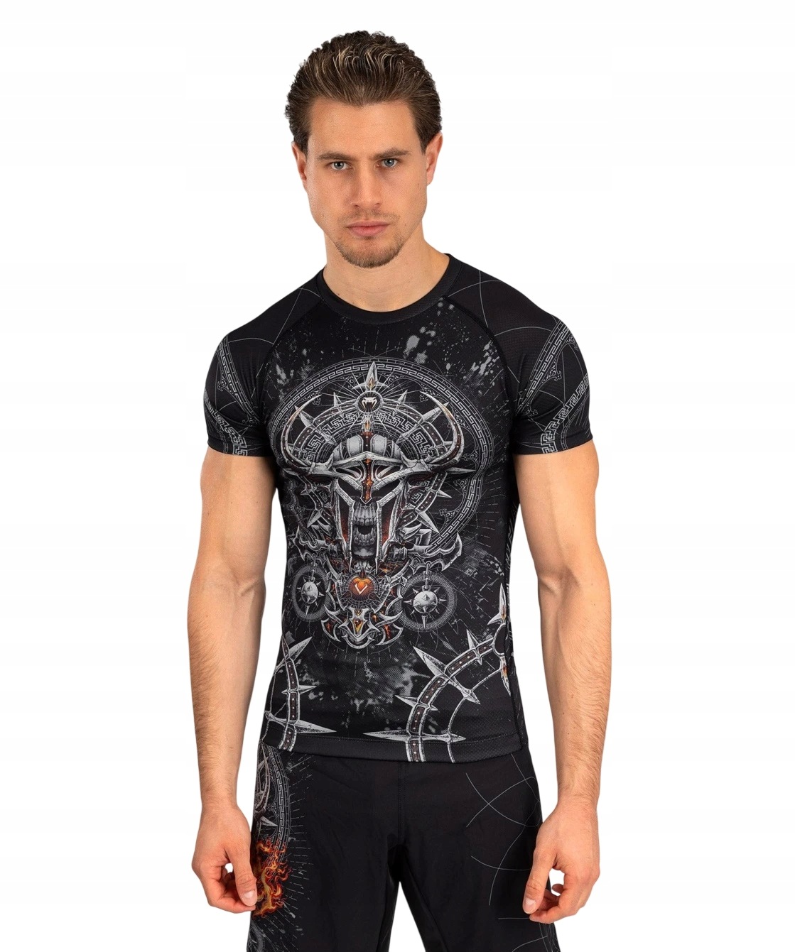 Rashguard Koszulka Venum Gladiator 5.0 L Czarny/srebrny
