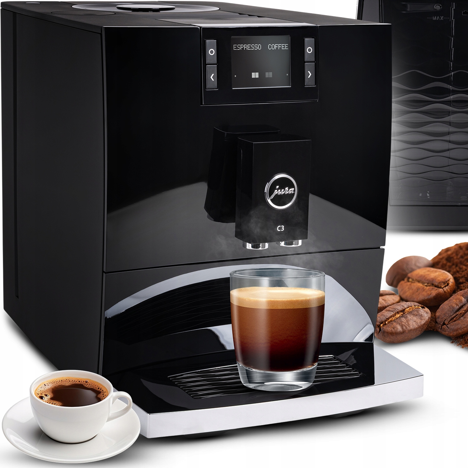 Kávovar Jura C3 Černý (ea) Automatický tlakový 1450W 15BAR