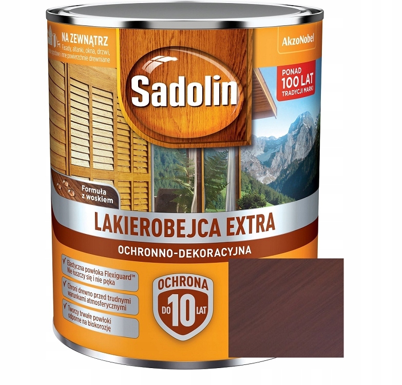 Sadolin Extra Lakierobejca Do Drewna Tek 5L