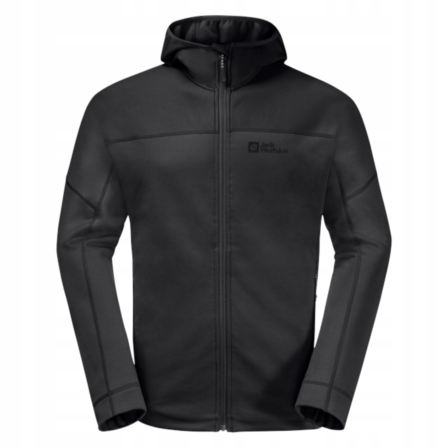 Jack Wolfskin Hirschberg Hooded Fz M [L] Polar Pánský Polyester Černý
