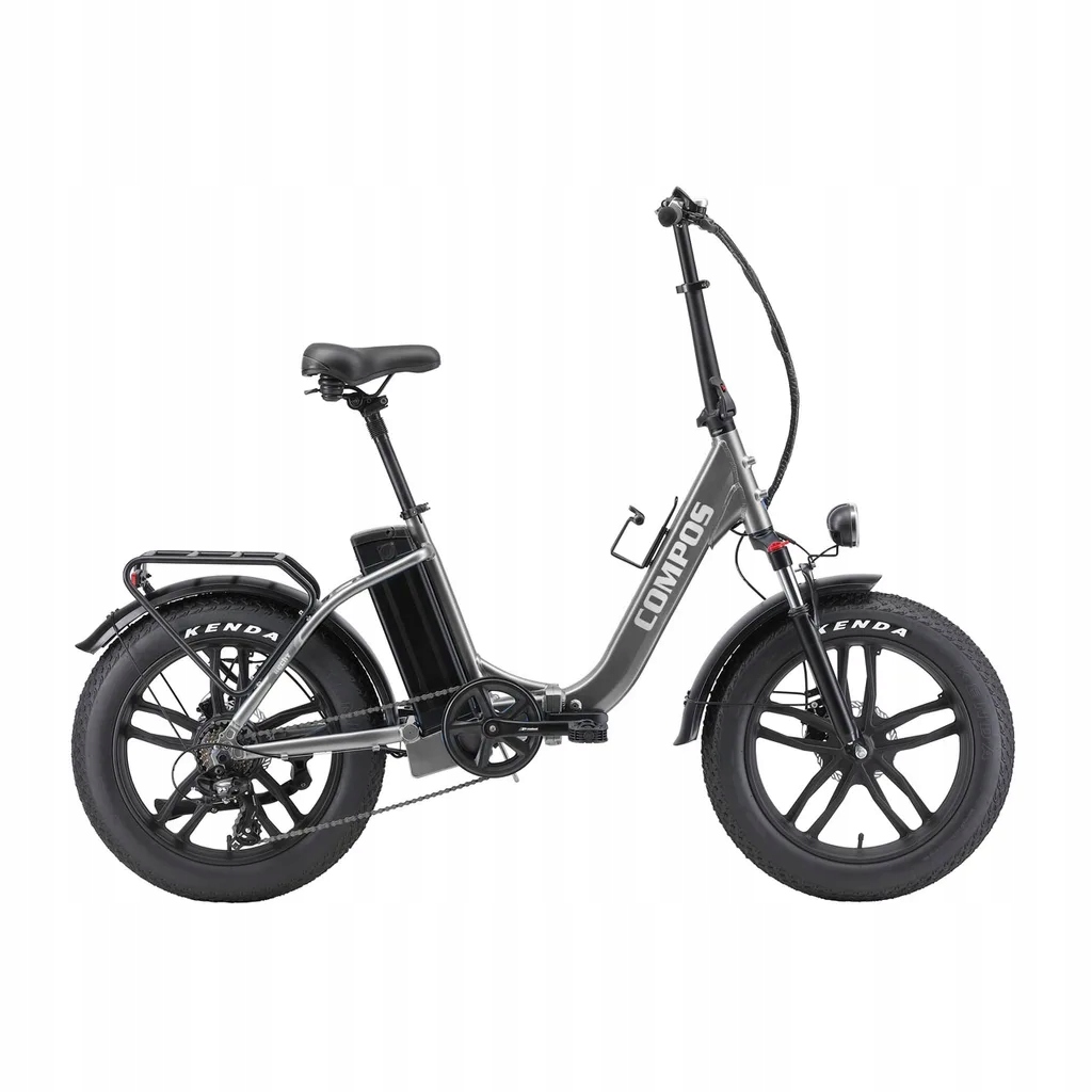 Rower elektryczny akumulatorowy Hecht Compos XL Grey Moc 36 V/13 Ah 468 Wh