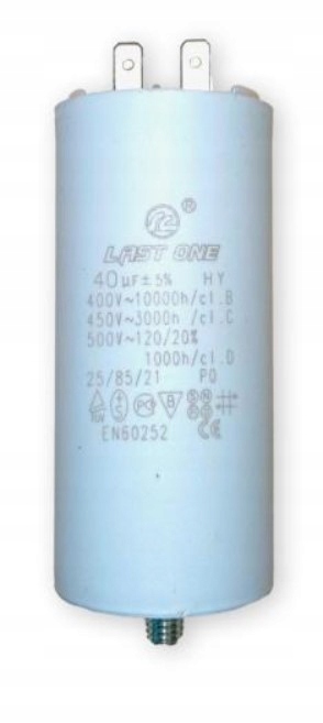 

Kondensator rozruchowy do silnika 40 uF