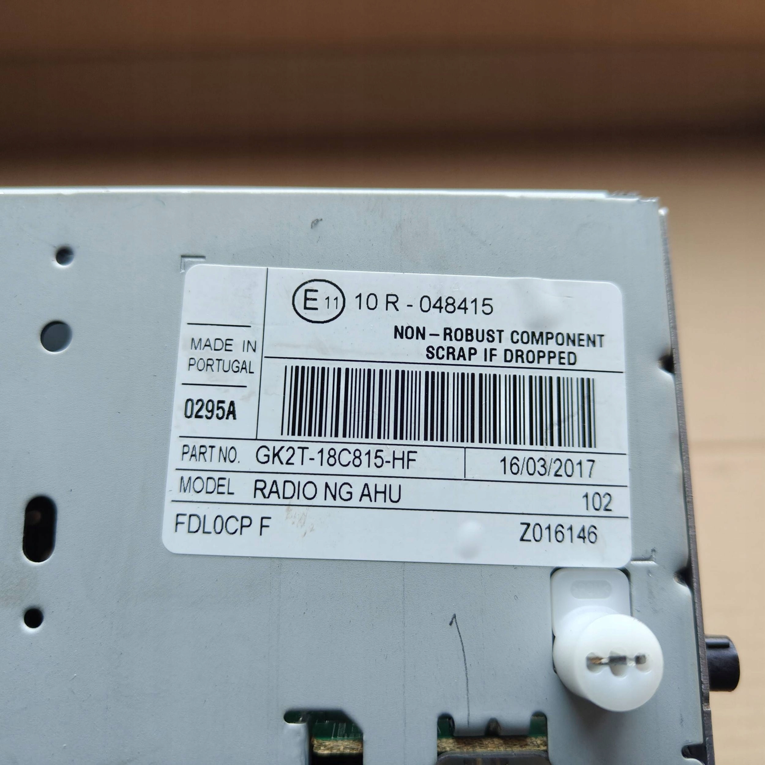 changer CD/DVD Ford Transit Custom GK2T18C815HF