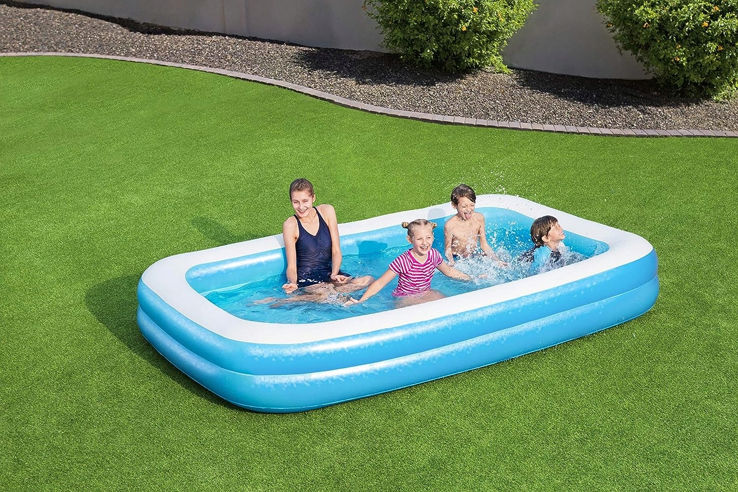 BASEN OGRODOWY DLA DZIECI DMUCHANY DUŻY XXL 305x183 + POMPKA + PIŁKA EAN (GTIN) 6942138968279